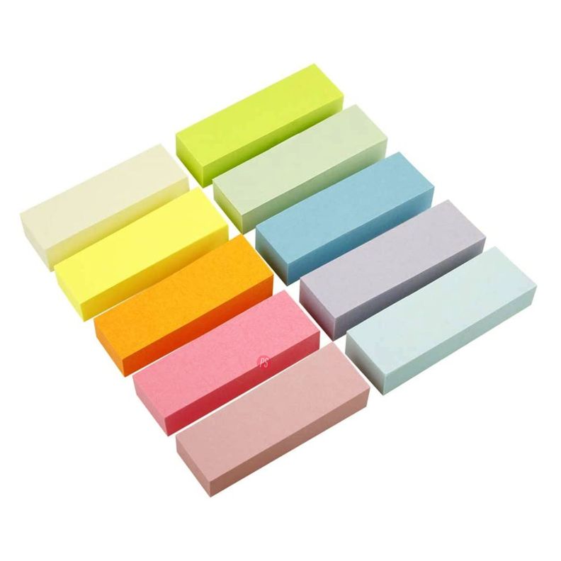 Pack 5 Marcadores De Paginas 15x50mm Papel Adhesivo Color - PS-1