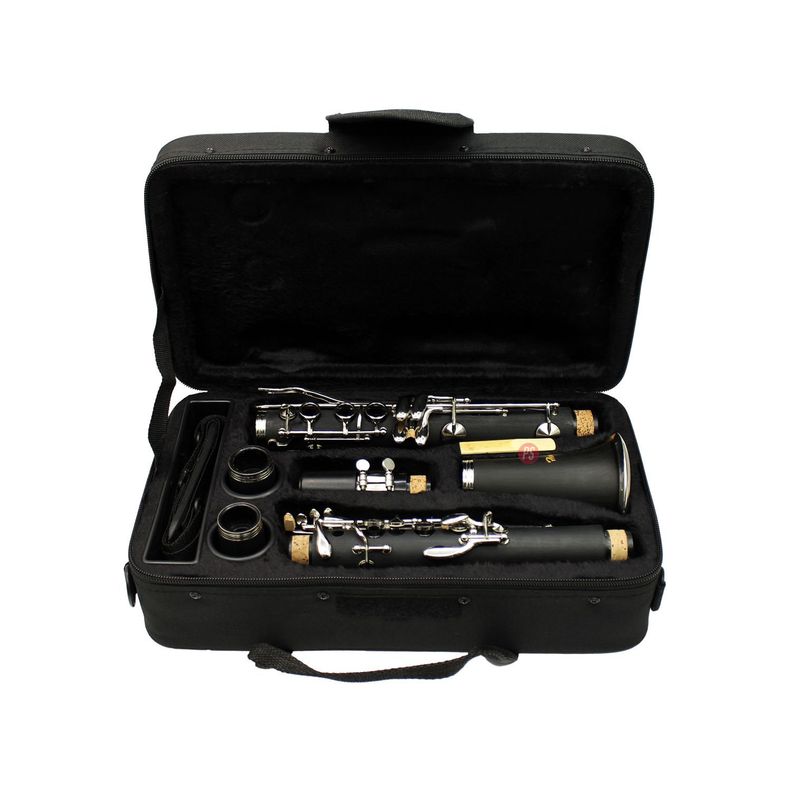 Clarinete De Ébano En Si Bemol + Estuche Negro - PS-1