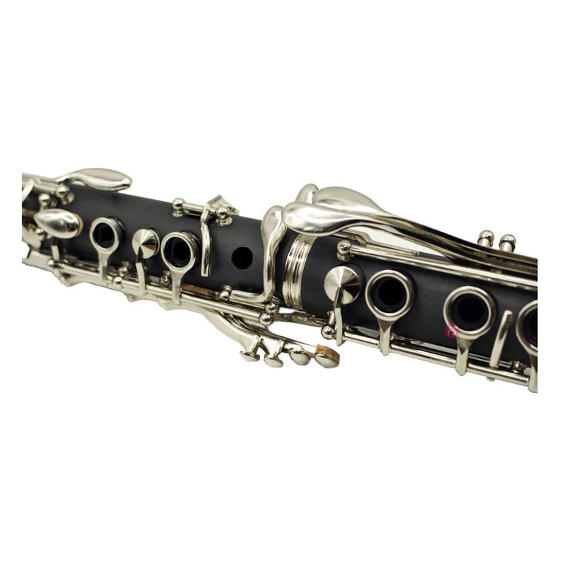 Clarinete De Ébano En Si Bemol + Estuche Negro - PS-2