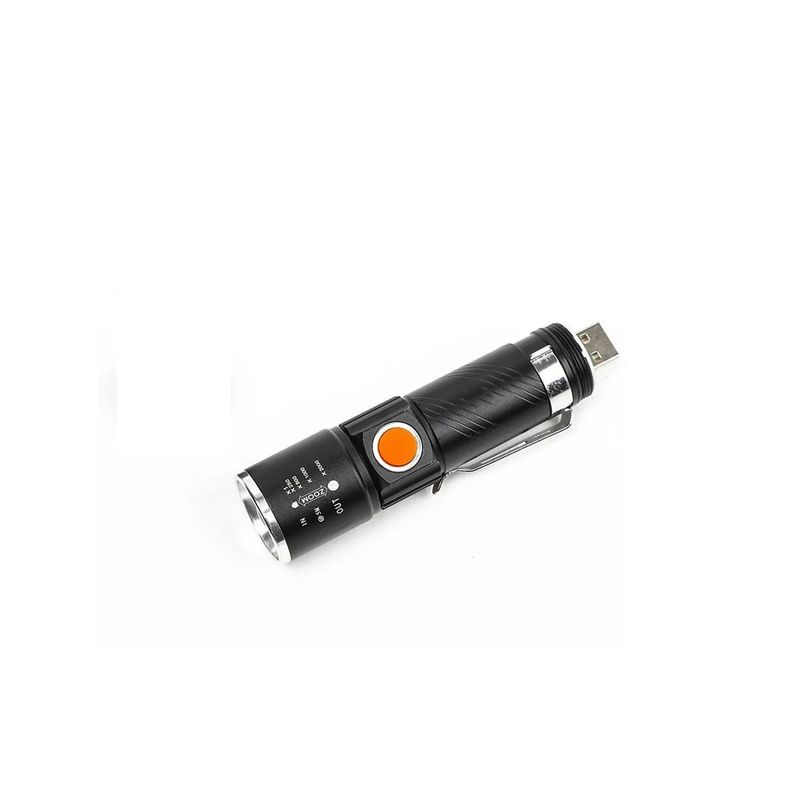 Linterna Led Cree 3000l De Bolsillo Recargable - Puntostore-0
