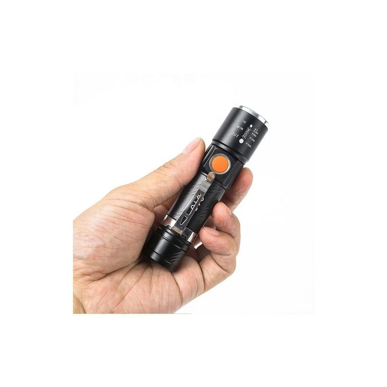 Linterna Led Cree 3000l De Bolsillo Recargable - Puntostore-2
