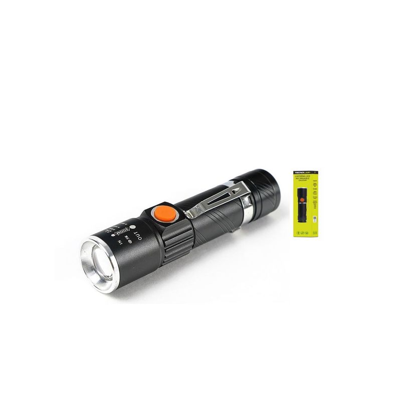 Linterna Led Cree 3000l De Bolsillo Recargable - Puntostore-3
