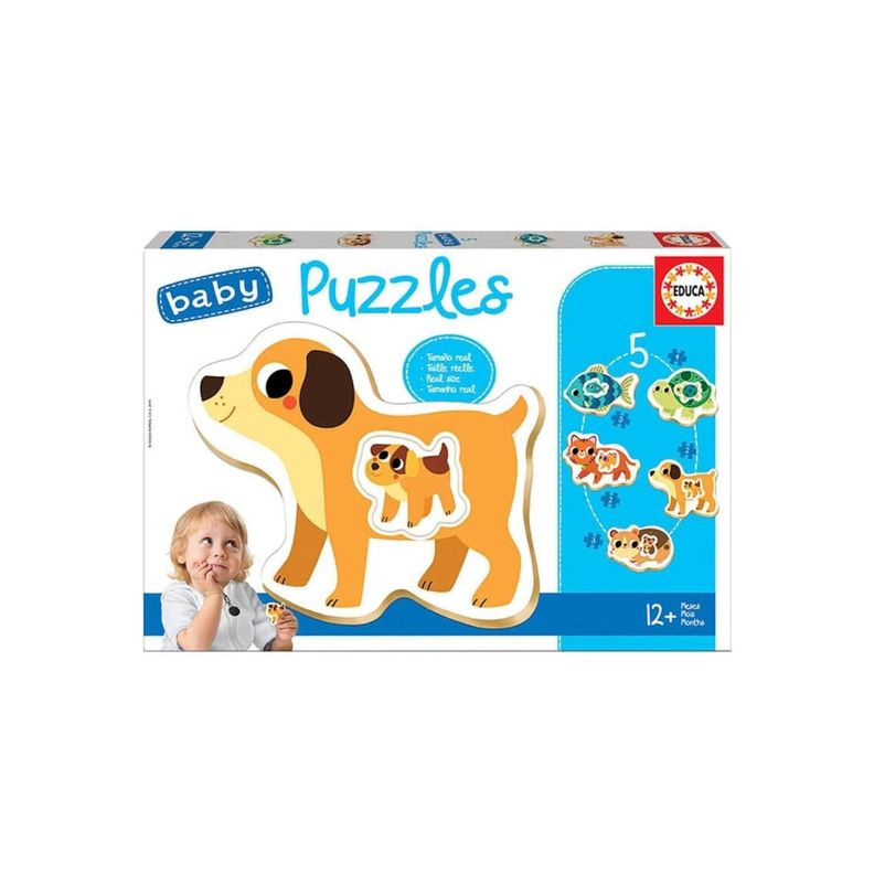 Puzzle Baby 2 A 4 Piezas Animales Domésticos - PS-0