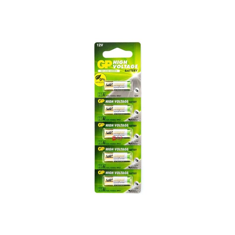5 Pilas Gp 23a 12v High Voltaje Alcalina - PS-0