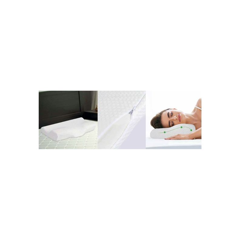 Almohada Viscoelástica Cervical Terapéutica 50cms - Puntostore-1