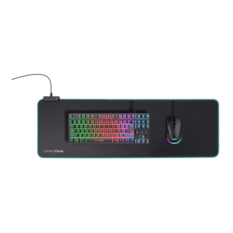 Mouse Pad Gamer Rgb Gxt 764 Glide-Flex Xxl 93x30cms - PS-1