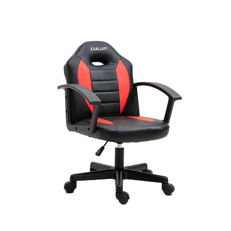Silla Gamer Lvl Up Rojo Con Negro - PuntoStore-2