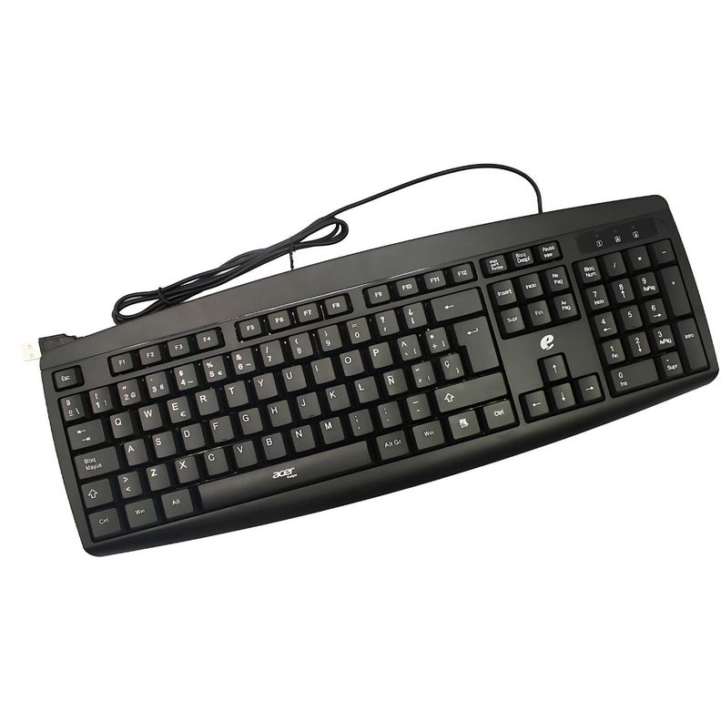 Kit Teclado + Mouse Usb Certificado Windows Acer Eak030 - PS