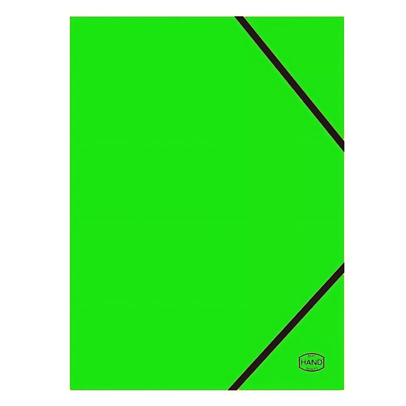 Pack 10 Carpetas Oficio Verde Solapa Y Elástico - PS-0