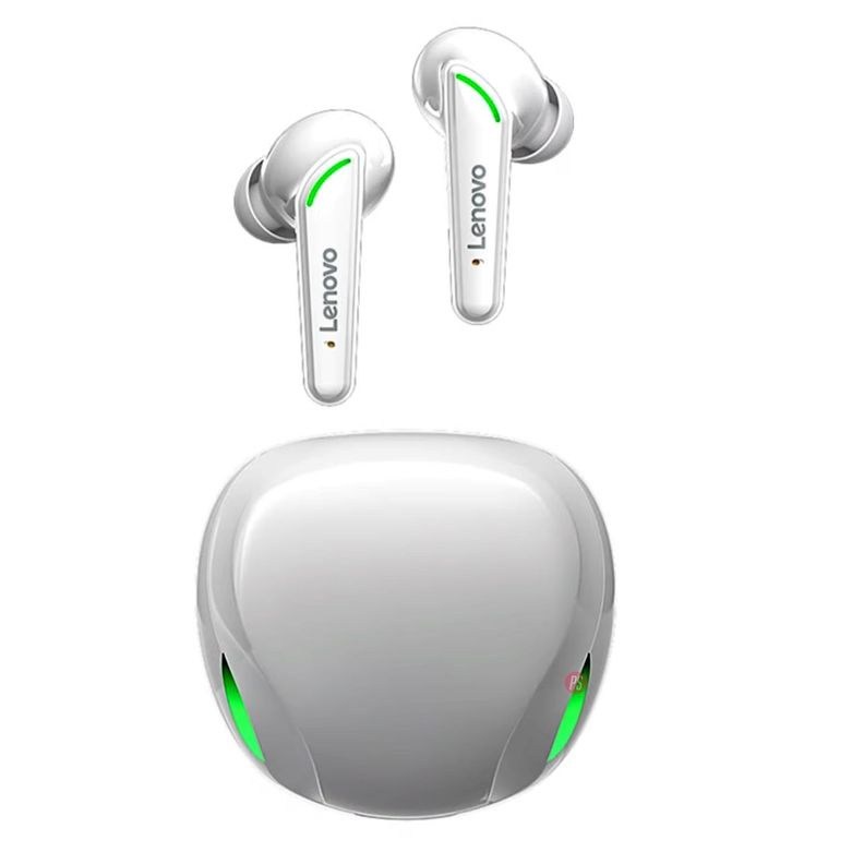 Audífonos Gamer Bluetooth Iluminación Lenovo Xt92 Blanco - Ps-1