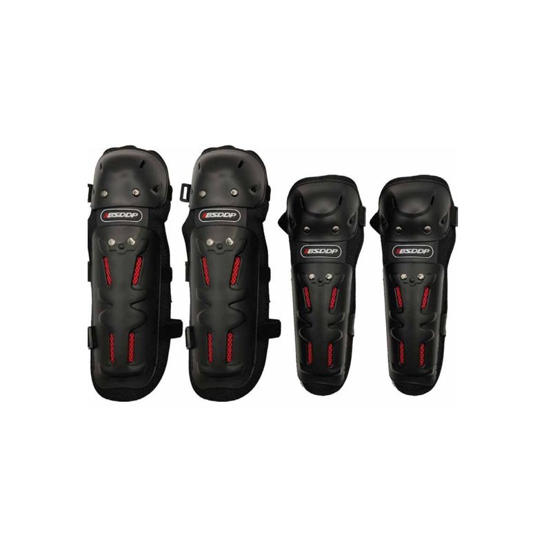 Set Rodilleras + Coderas Para Moto - PS-0