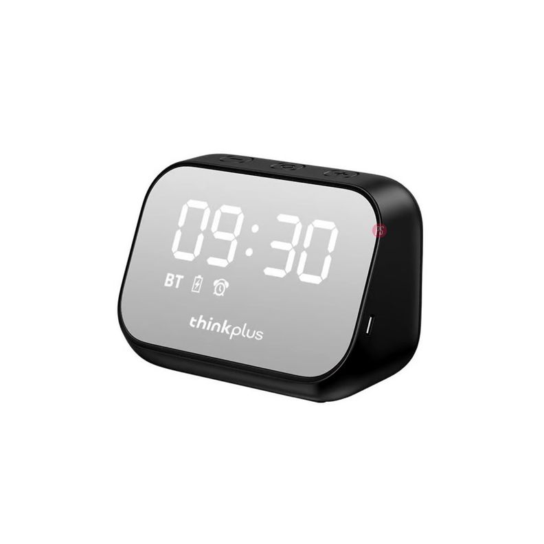 Reloj Despertador Con Parlante Bluetooth Lenovo Ts13 Negro - PS-1