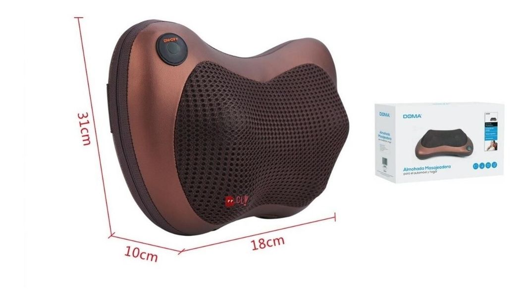 Masajeador Cojín Almohada Con 4 Cabezales Infrarrojos - Ps-3