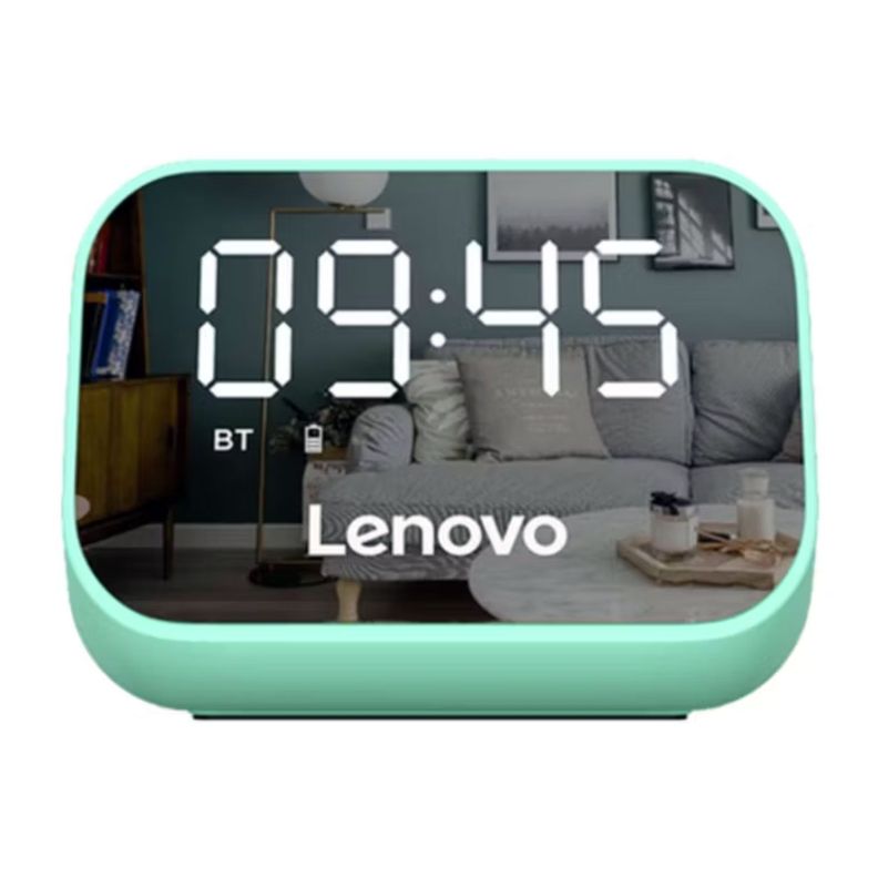Reloj Despertador Con Parlante Bluetooth Lenovo Ts13 Verde - PS-0
