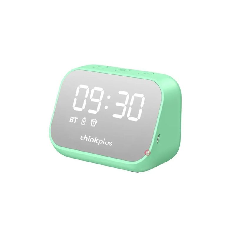 Reloj Despertador Con Parlante Bluetooth Lenovo Ts13 Verde - PS-1