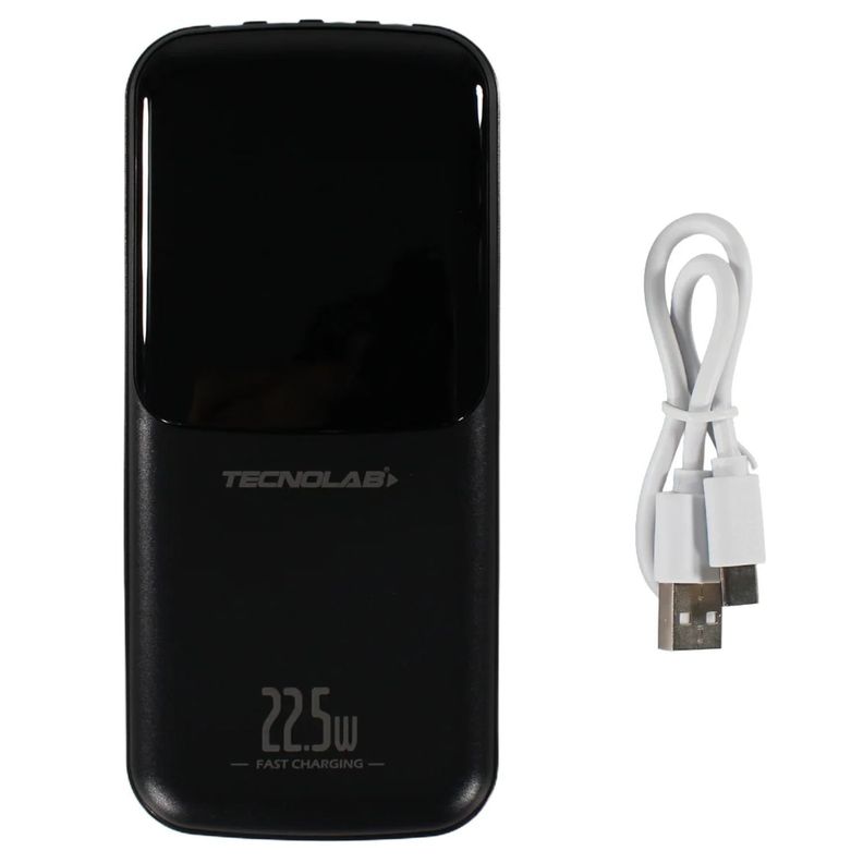 Power Bank 15000mAh 22.5W con 4 Cables Integrados Colores - PS