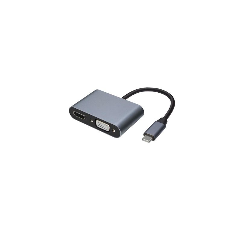 Hub Conector Tipo C A Hdmi Y VGA - PS-0