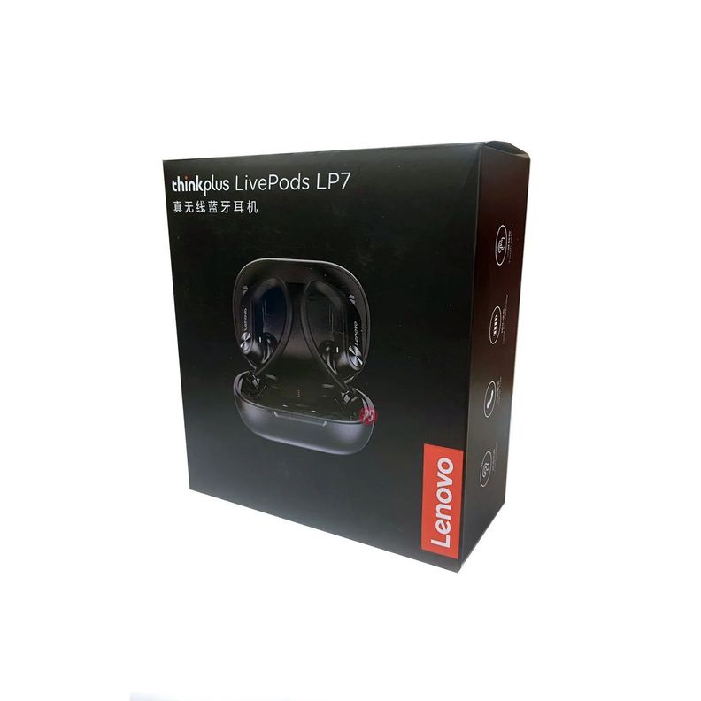 Audífonos Gamer Bluetooth Iluminación Lenovo Lp7 Color Negro - PS-3