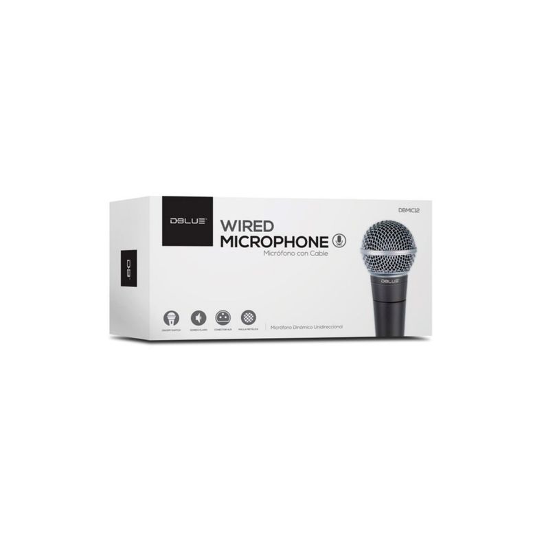 Micrófono Metálico Con Cable Conector Xlr - PuntoStore-1