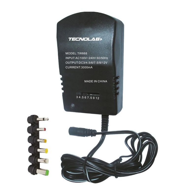Adaptador Universal De Corriente 3V-12V 36W - PS-0