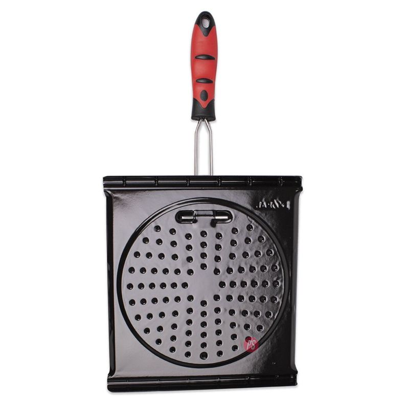 Tostador De Pan Enlozado Con Mango Silicona - PS-3