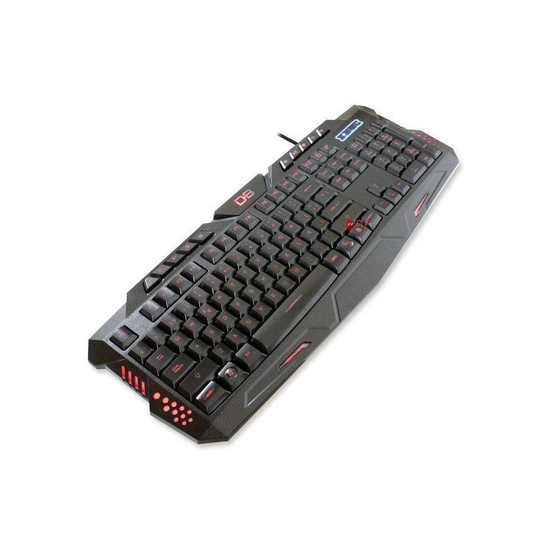 Teclado Gamer Pc Usb Iluminación Rojo/azul/purpura - Puntostore-1