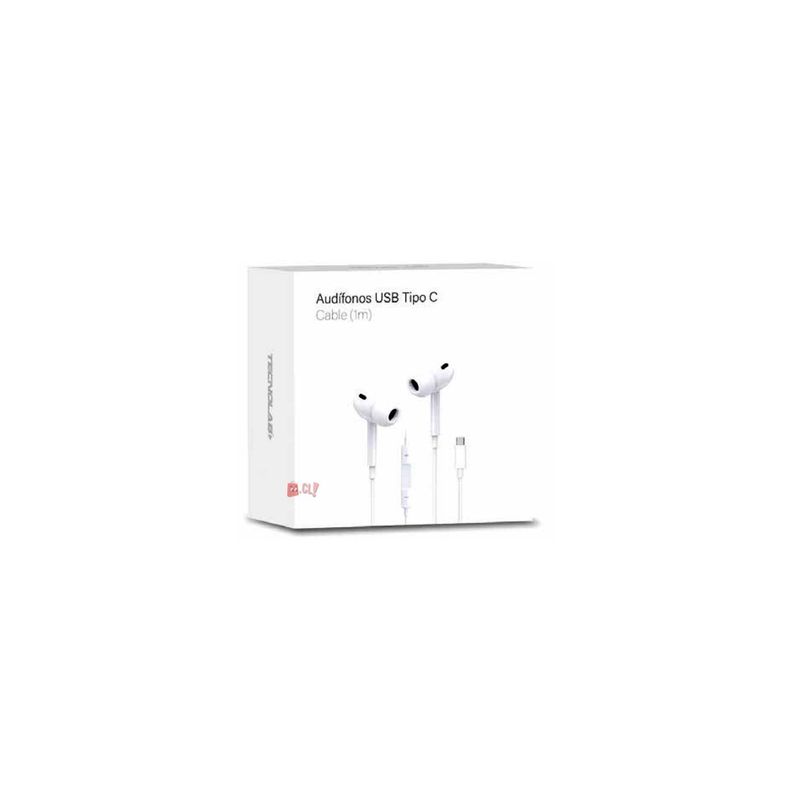 Audífonos In-ear Con Conector Tipo C Color Blanco - PuntoStore-2