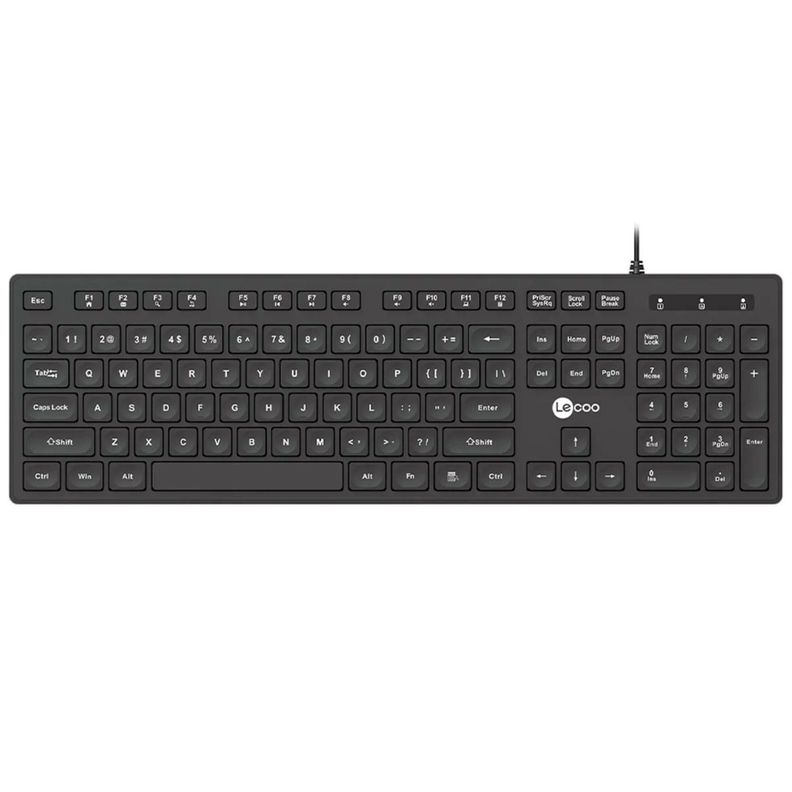 Teclado Pc Usb Español Lenovo Lecoo KB102 - PS-0