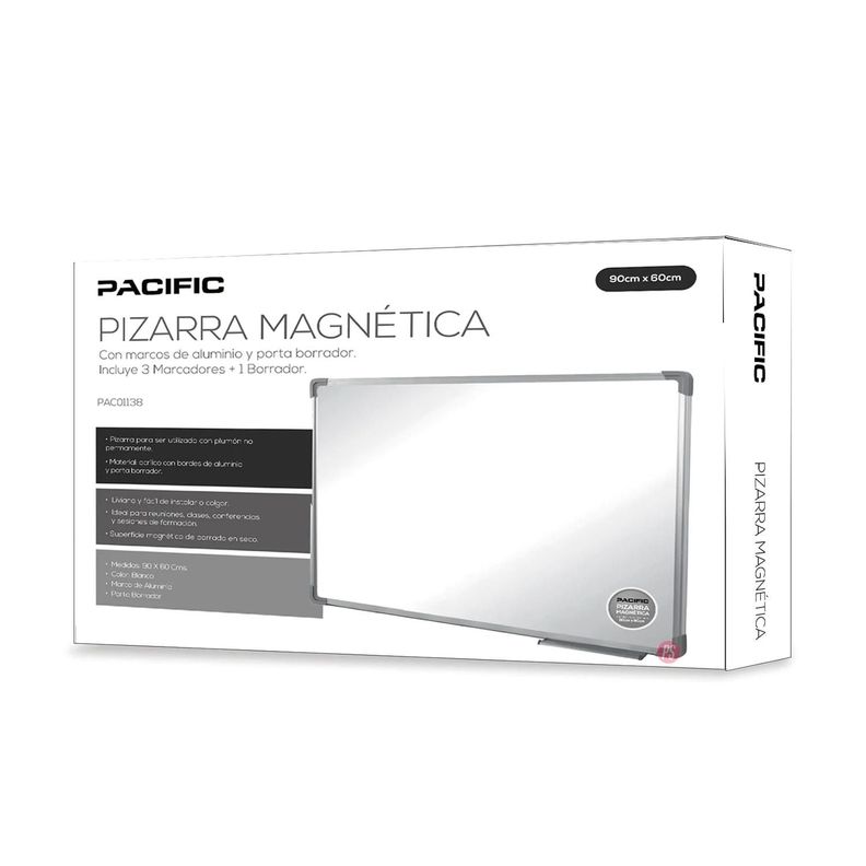 Pizarra Acrílica Magnética 90x60cms Incluye Borrador - PS-2