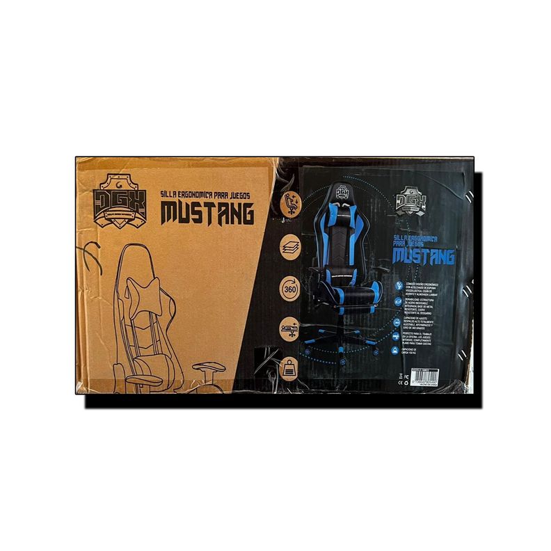 Silla De Escritorio Gamer Butaca Azul Dgx - Puntostore-2