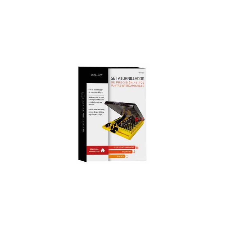 Set Atornillador Precisión 45 Piezas Intercambiables - Puntostore-3