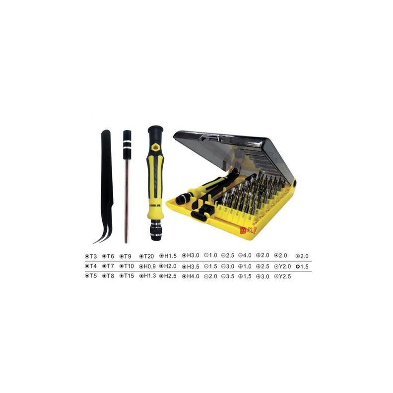 Set Atornillador Precisión 45 Piezas Intercambiables - Puntostore-1