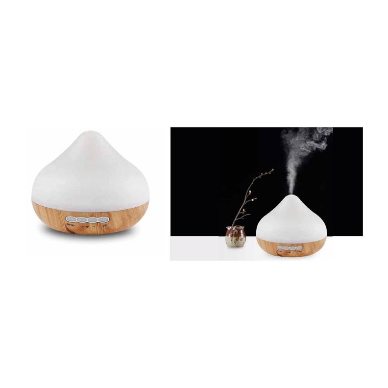 Humidificador Difusor De Aroma Terapia Diseño Madera - PuntoStore-1