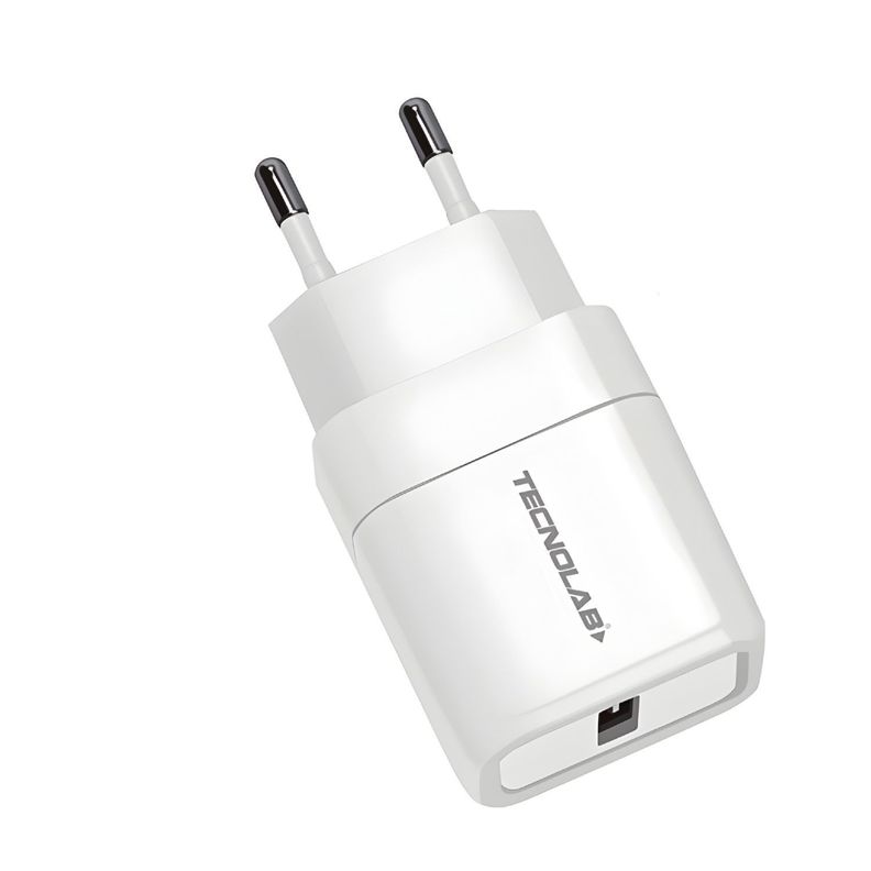 Cargador USB 12W Con Cable Micro USB Certificado PS Blanco