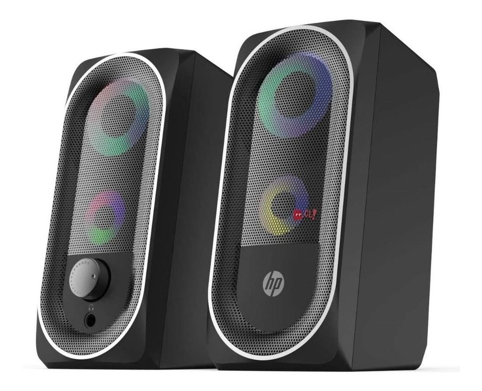 Parlante Gamer Hp Dhe-6001 Con Luces Led Táctil 6w - Ps-1
