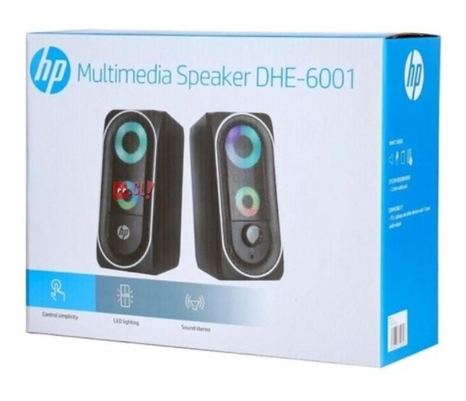 Parlante Gamer Hp Dhe-6001 Con Luces Led Táctil 6w - Ps-3