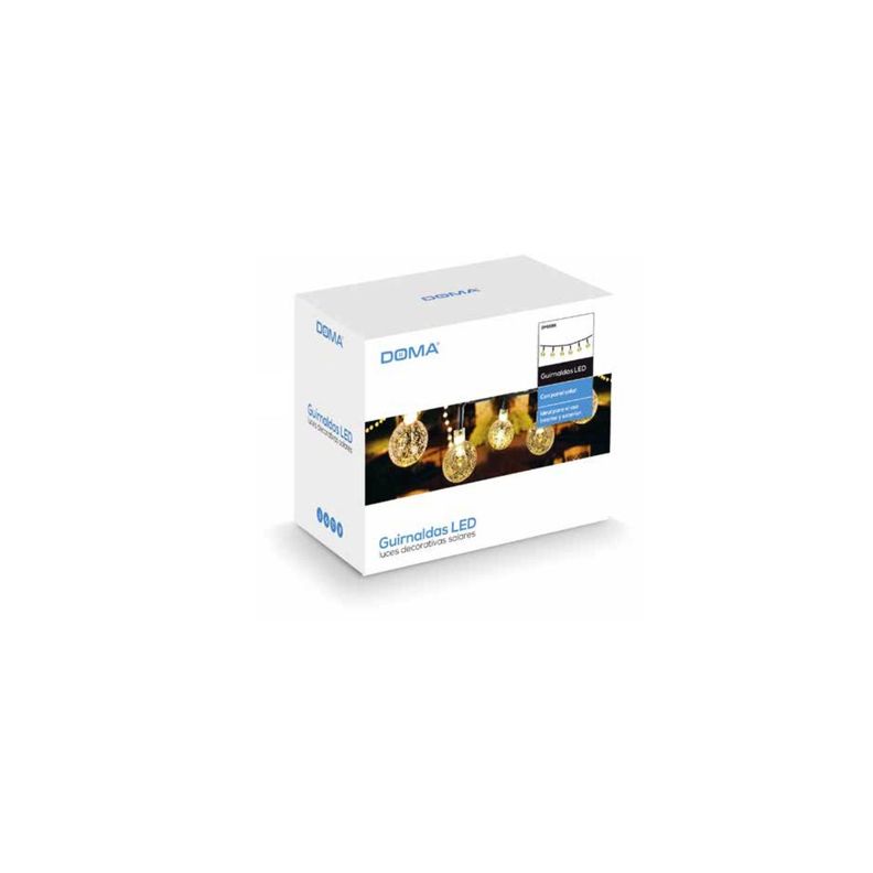Guirnalda Solar Decoración 20 Led 10mts - PuntoStore-2