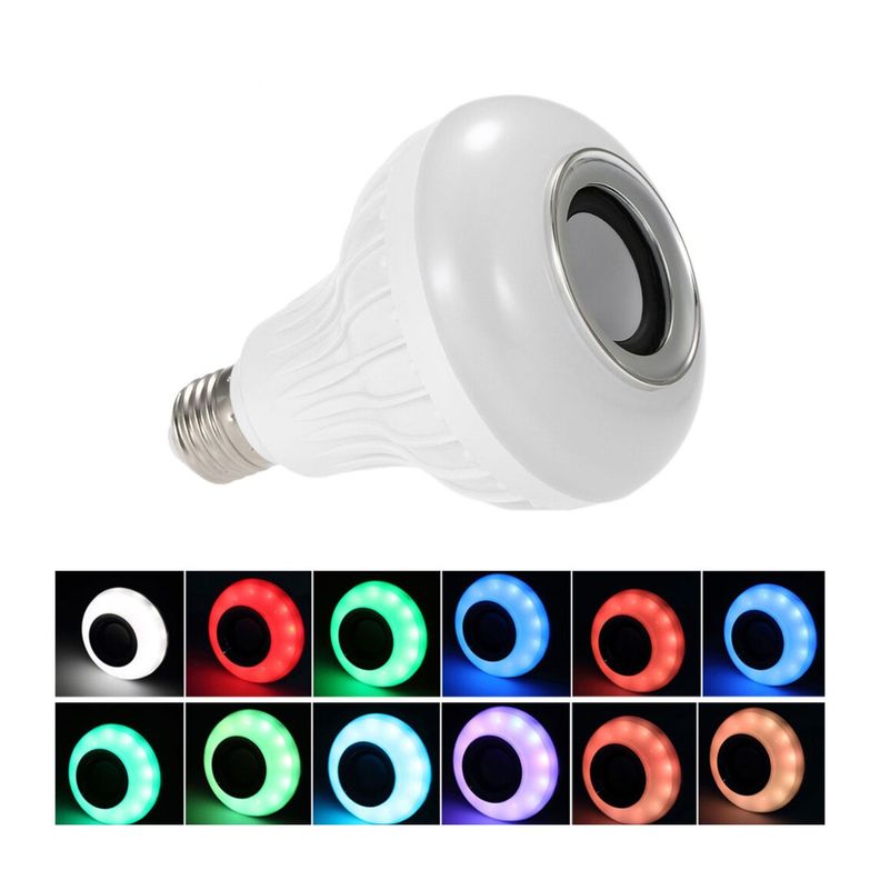 Ampolleta Led Con Parlante Bluetooth Y Control Remoto - Ps-2