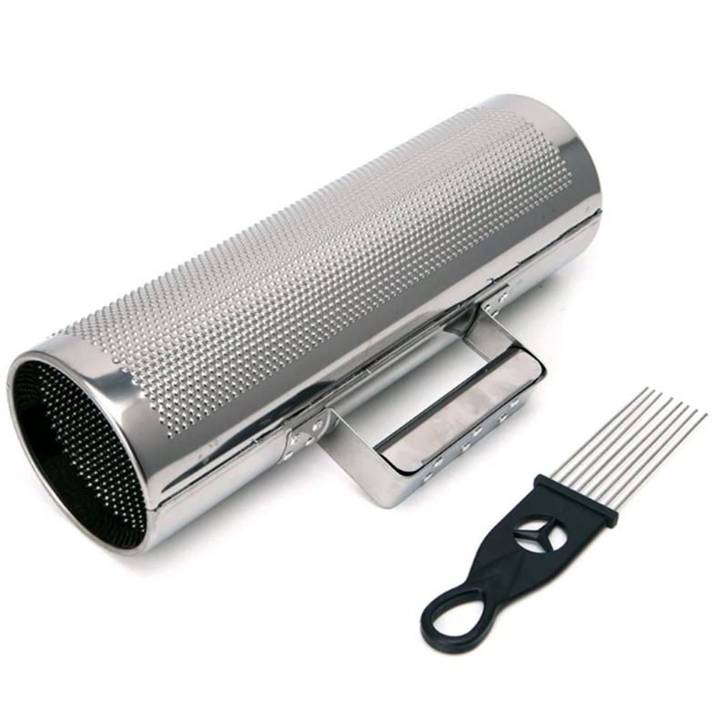 Guiro 10x3 Pulgadas Color Plata + Cepillo - PS-0