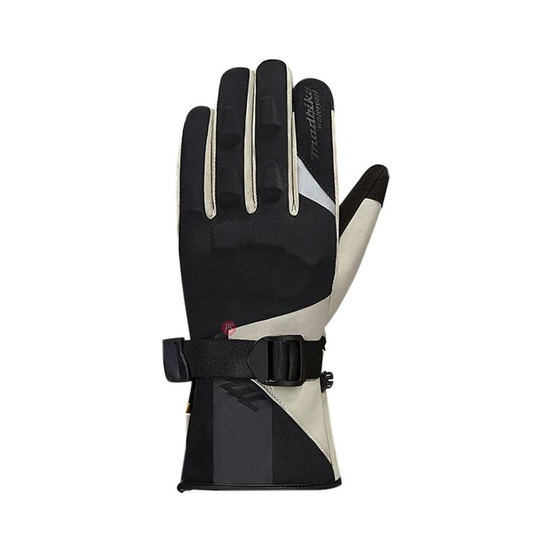 Guantes Para Moto Térmicos Con Protección Nudillos Beige - PS-1