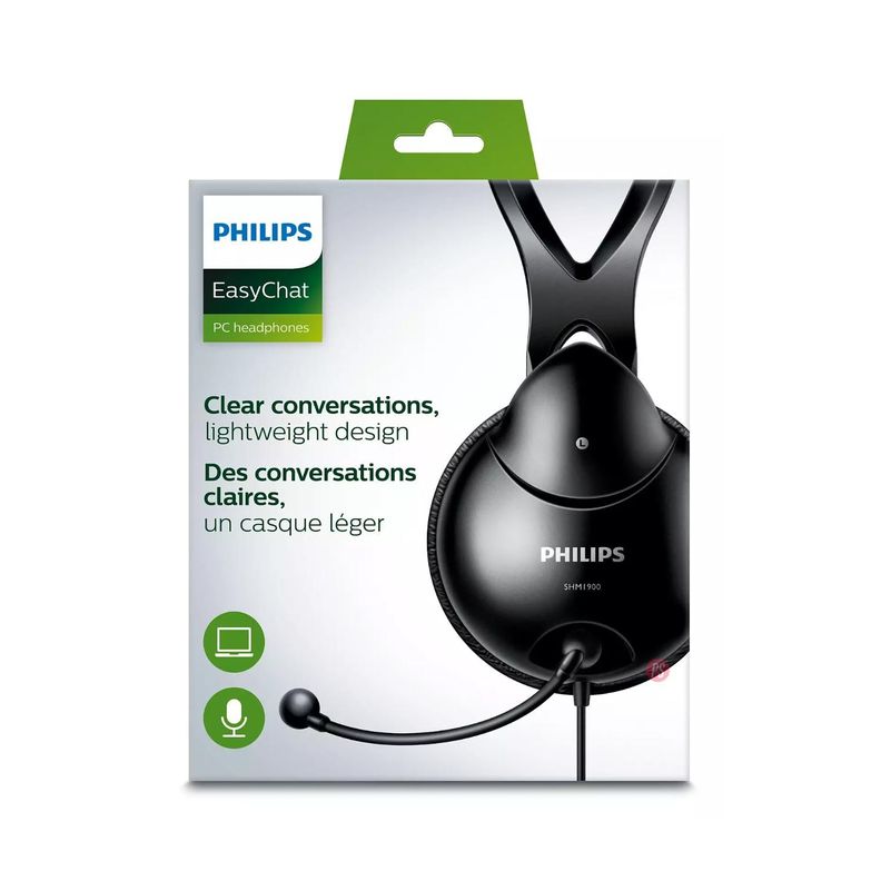 Audífonos Con Micrófono Para PC Philips Shm1900 - PS-3
