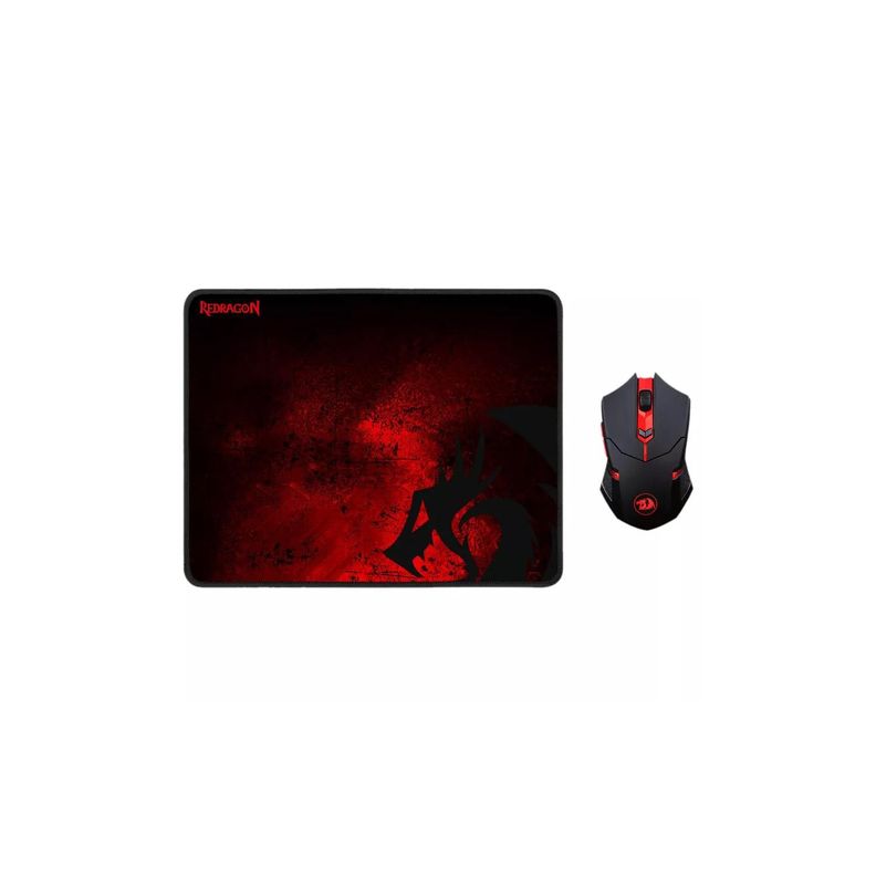 Pack Gamer Mouse 2,4 Ghz + Mouse Pad Redragon M601wl-ba - Ps-0