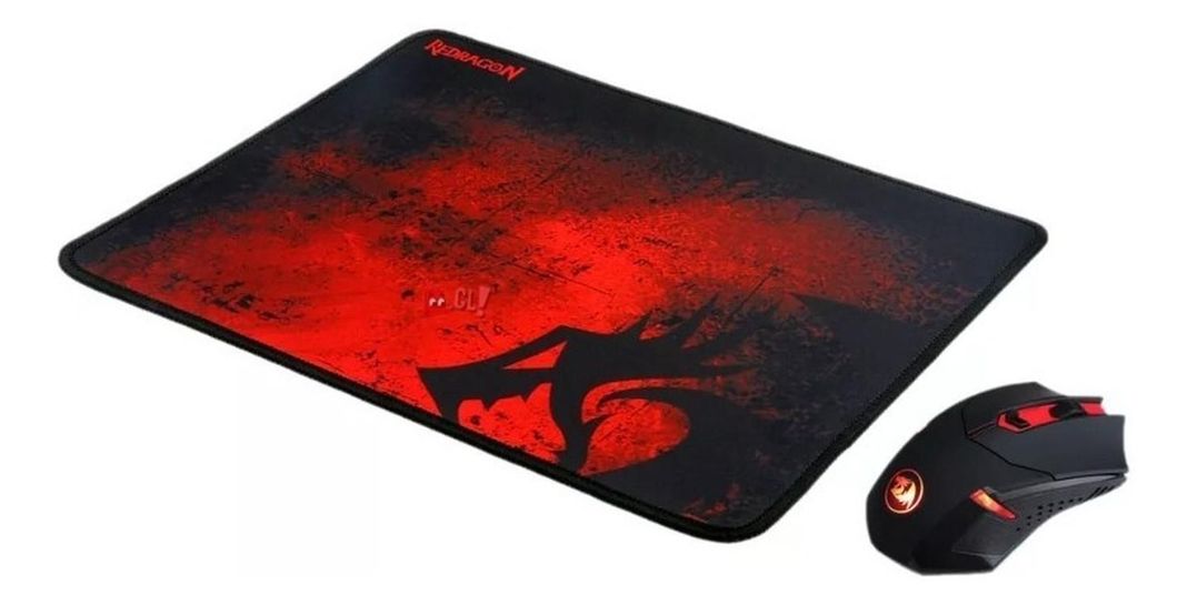 Pack Gamer Mouse 2,4 Ghz + Mouse Pad Redragon M601wl-ba - Ps-1