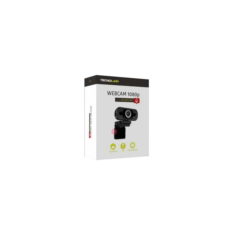 Cámara Web Cam 1080P Con Micrófono Y Clip Sujetador - PS-1