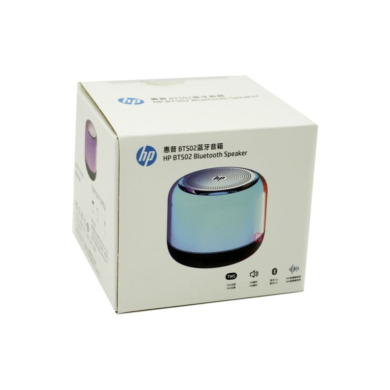 Parlante Bluetooth Con Luz RGB HP BTS02 - PS-3