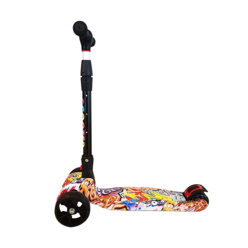 Scooter Aluminio 4 Ruedas Led Diseño - PS-0