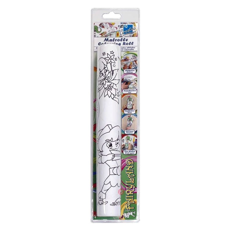 Adhesivo Para Colorear Diseño Hadas 4mts - Ps-3