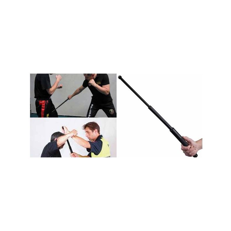 Bastón Retráctil Defensa Personal 50cm De 3 Cuerpos - PuntoStore-1