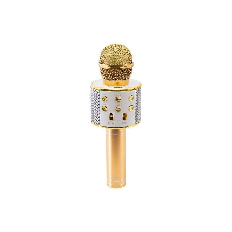 Micrófono Karaoke Con Bluetooth Y Parlante Incorporado - Ps-0