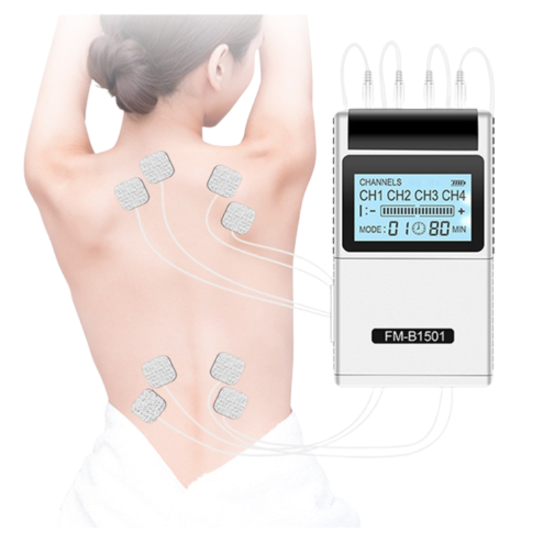 Electro Estimulador Muscular 4 Canales Tens Ems 15-0